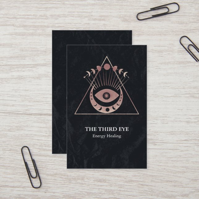 Cartão De Visita Espiritual Energie Heiler Reiki (Frente/Verso In Situ)