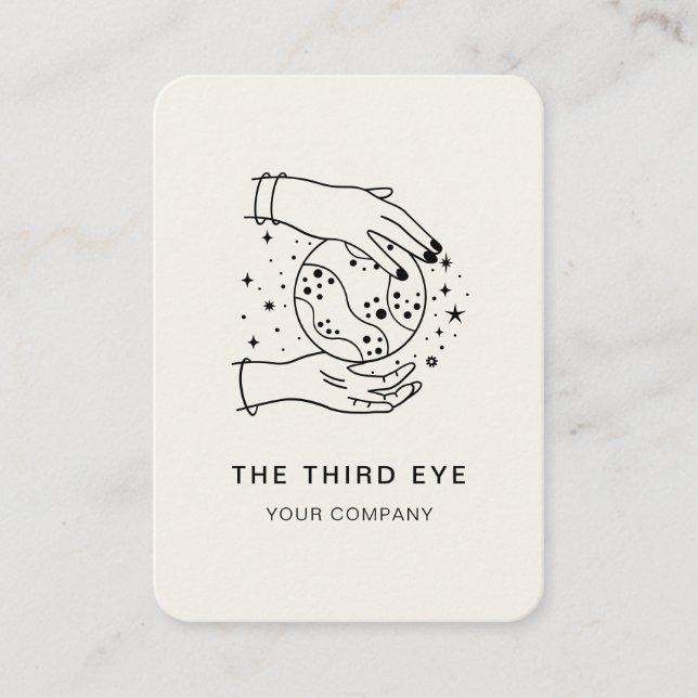 Cartão De Visita Espiritual Mágico (Frente)