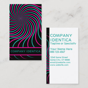 Cartão De Visita espirografia retrorreflectora