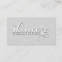 Cartão De Visita Espuma Branca E Cinza