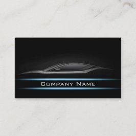 Cartão De Visita Esquema Brilhante do Carro de Linha Mínima Cia Pre