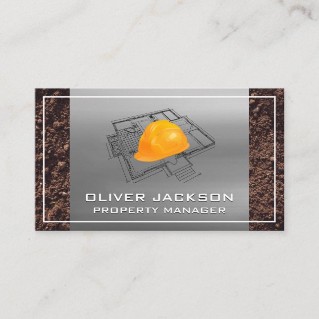 Cartão De Visita Esquemas | Hardhat (Frente)