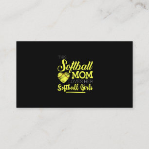 Cartão De Visita Esta mãe de softball ama as suas "Moças de Softbal