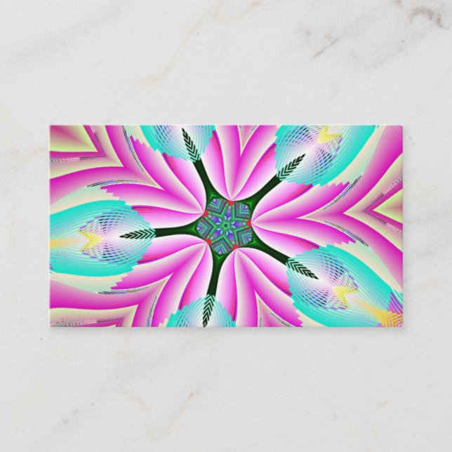 Cartão De Visita Estaleiro do Pentágono rosa (Frente)