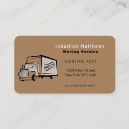 Cartão De Visita Estamos Mudando O Serviço Da Empresa