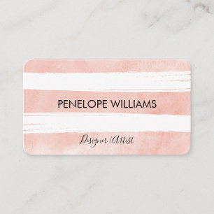 Cartão De Visita Estante Brugado com Aquarela