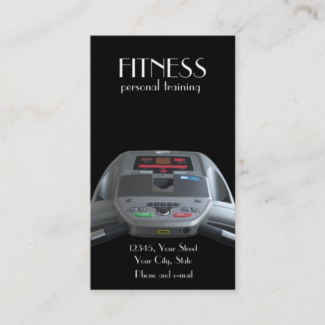 Cartão De Visita Esteira (Frente)