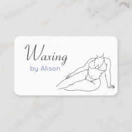 Cartão De Visita Estética de machado