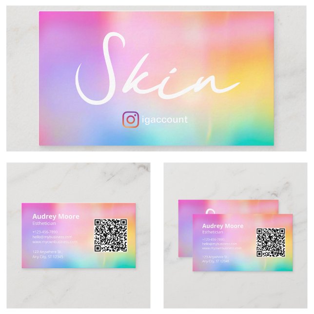 Cartão De Visita Estheticistas (Estheticians Business Card
)