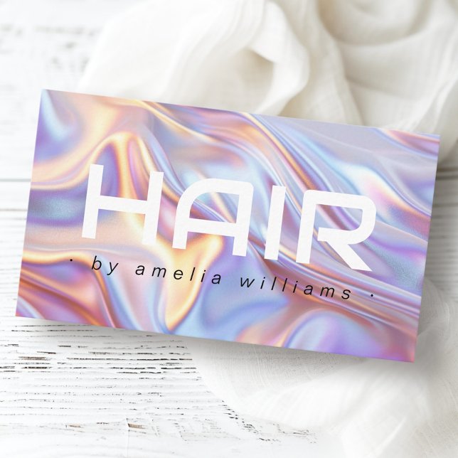 Cartão De Visita Estilhador de cabelo moderno (Modern hair hairdresser stylist business card)