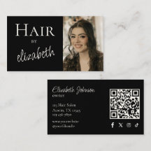 Estilista de Salão de Cabelo Script Ícone Social F