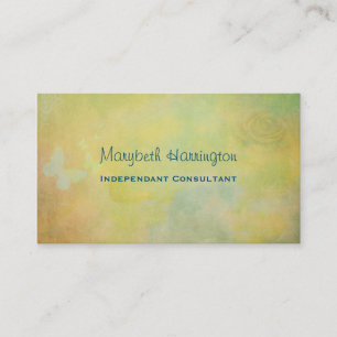 Cartão De Visita Estilo de Vintagem Fundo de Aquarela