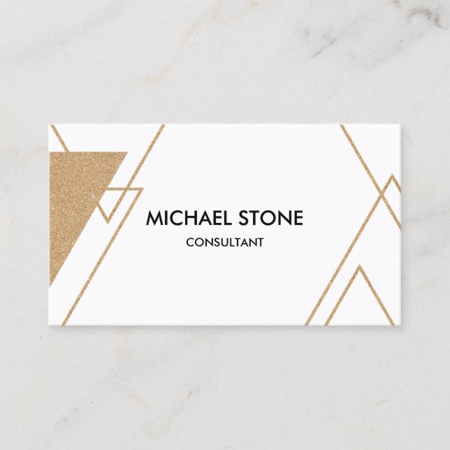 Cartão De Visita Estilo gráfico moderno (Frente)