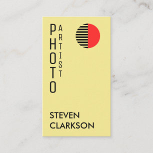 Cartão De Visita Estilo mínimo abstrato