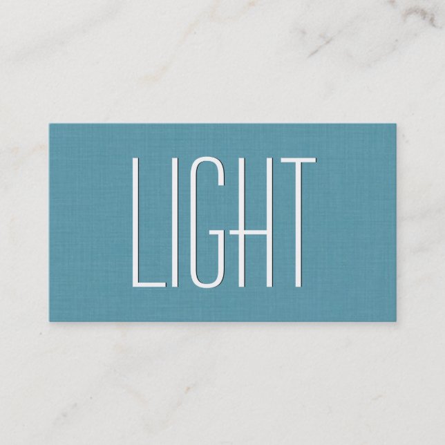 Cartão De Visita Estilo simples V39W do ELETRICISTA do Aqua (Frente)