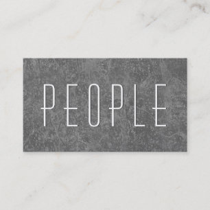 Cartão De Visita Estilo simples V57 do CONSULTANTE dos RECURSOS