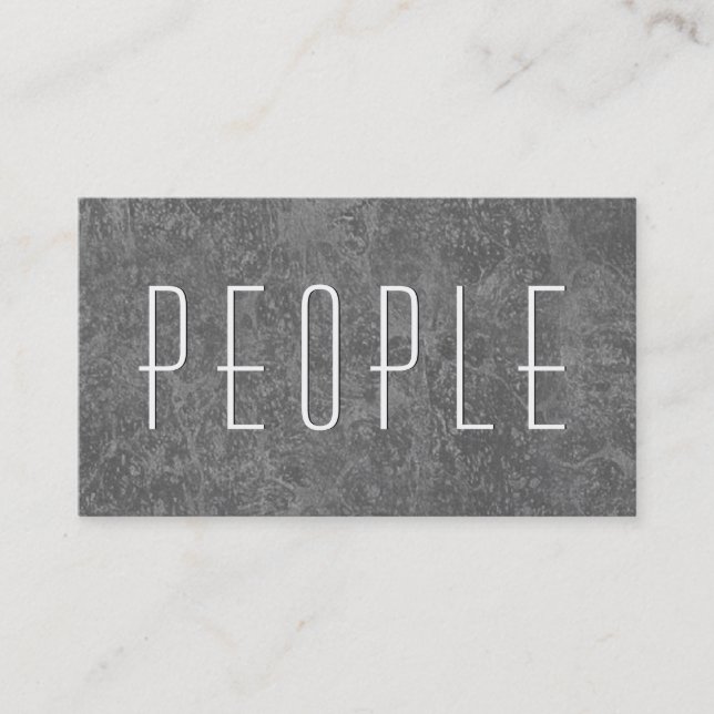 Cartão De Visita Estilo simples V57 do CONSULTANTE dos RECURSOS (Frente)