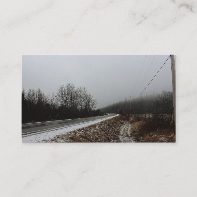 Cartão De Visita Estrada ao abismo (Frente)