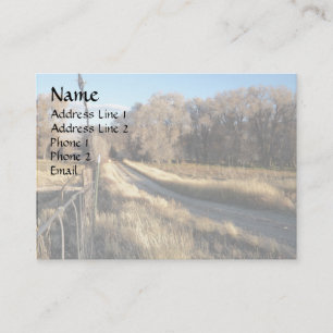 Cartão De Visita Estrada ao reino médio