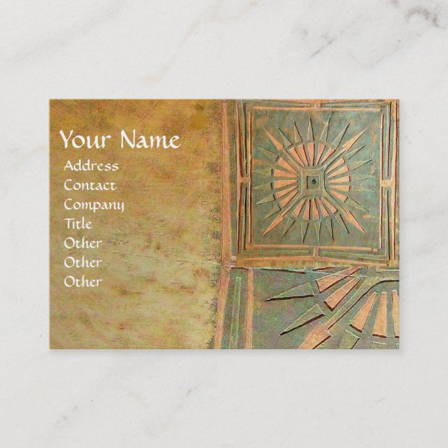 CARTÃO DE VISITA ESTRELA 2 DA MANHÃ, MONOGRAMA (Frente)