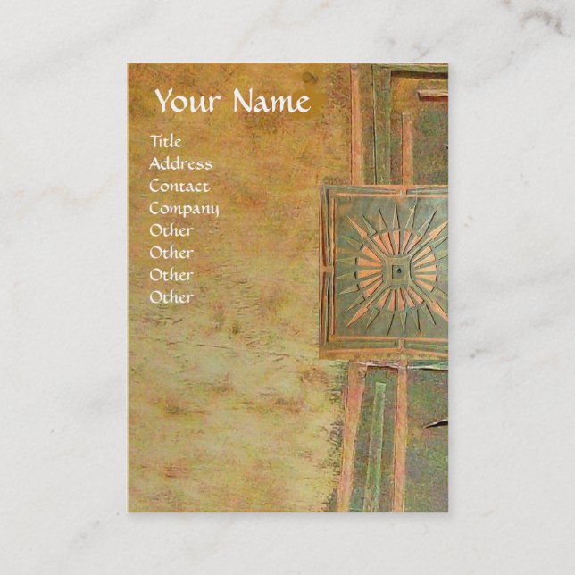 CARTÃO DE VISITA ESTRELA 2 DA MANHÃ, MONOGRAMA (Frente)