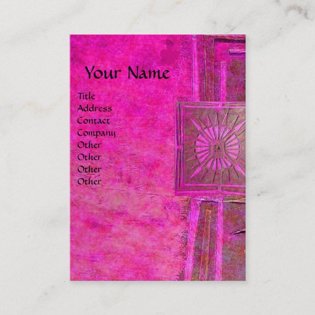 CARTÃO DE VISITA ESTRELA 2 DA MANHÃ, MONOGRAMA (Frente)