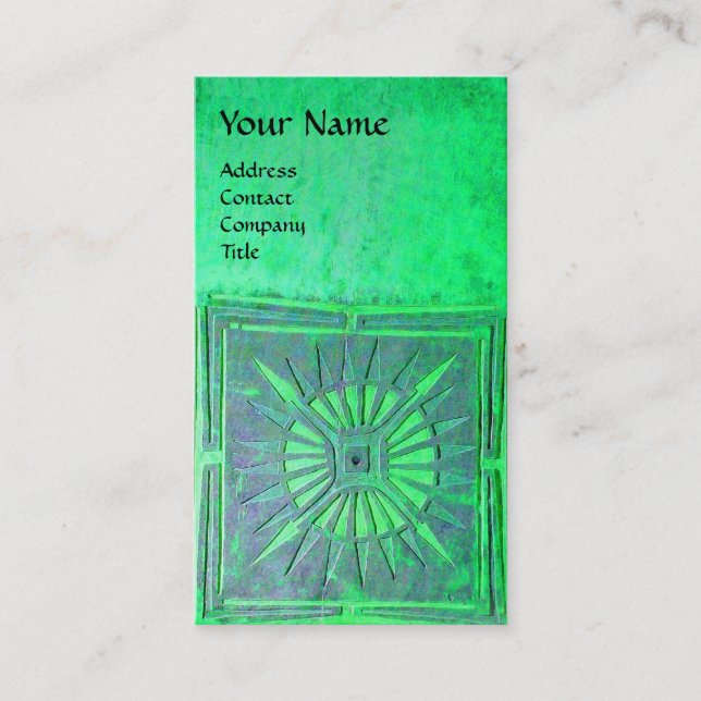 CARTÃO DE VISITA ESTRELA DA MANHÃ, MONOGRAMA (Frente)