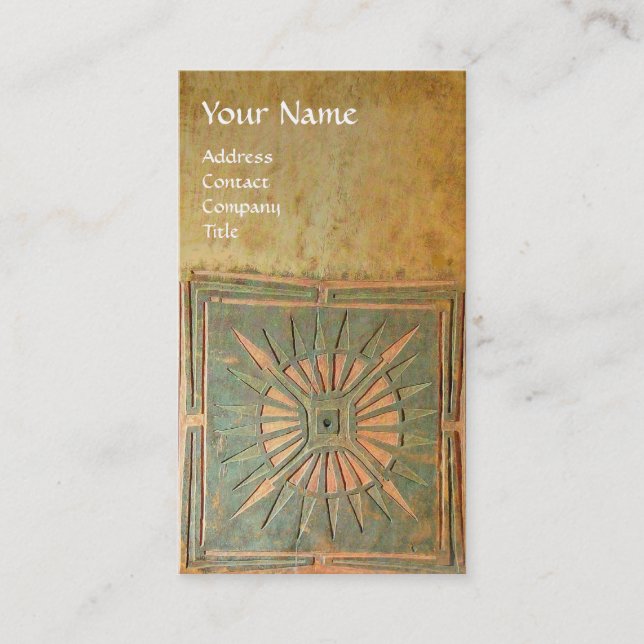 CARTÃO DE VISITA ESTRELA DA MANHÃ, MONOGRAMA (Frente)