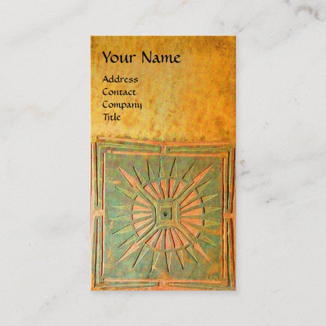 CARTÃO DE VISITA ESTRELA DA MANHÃ, MONOGRAMA (Frente)