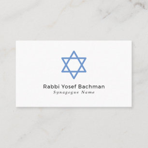 Cartão De Visita Estrela De David, Judaísmo, Religioso