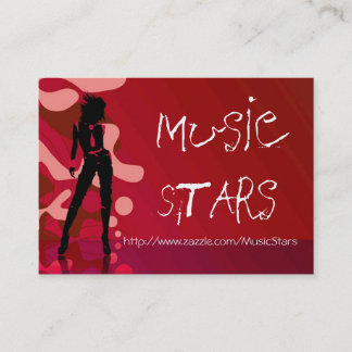 Cartão De Visita Estrelas de Música