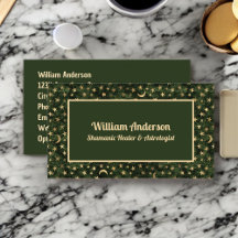 Estrelas verdes Douradas Shamani ou Astrologista H