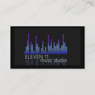 Cartão De Visita Estúdio de Gravação de Música Profissional