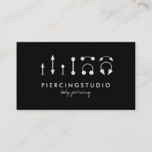 Estúdio de Tatuagem Piercing Preto