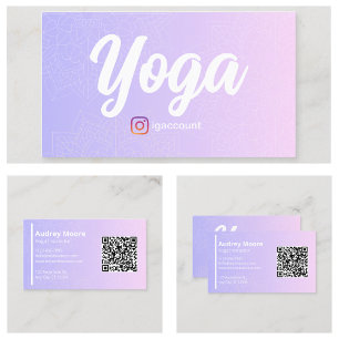 Cartão De Visita Estúdio de Yoga