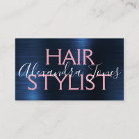 Estylist para o cabelo de metal, com tinta e Rosa