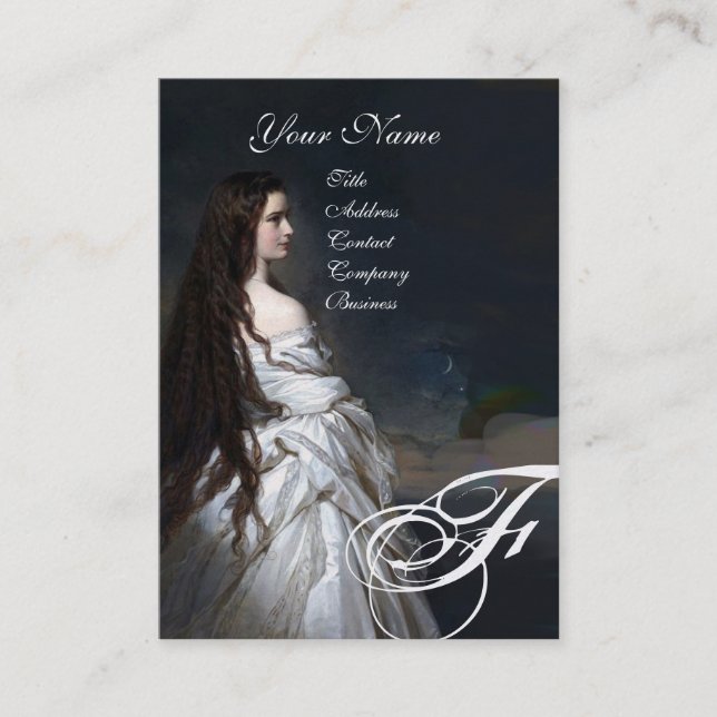 Cartão De Visita ETHERNAL BEAUTY Hair Salon Day Spa, Artista Makeup (Frente)