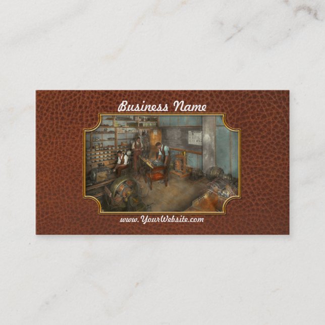 Cartão De Visita Ético - curso de Engenharia Elétrica 1915 (Frente)