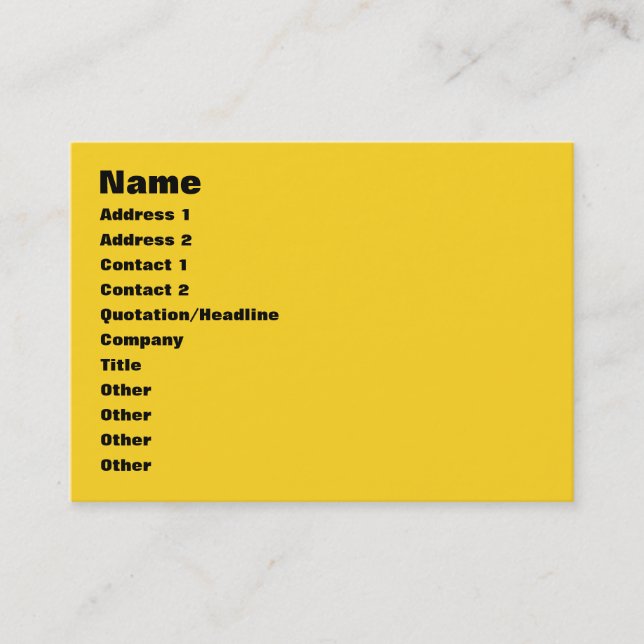 Cartão De Visita Eu sou suave como a manteiga (Frente)