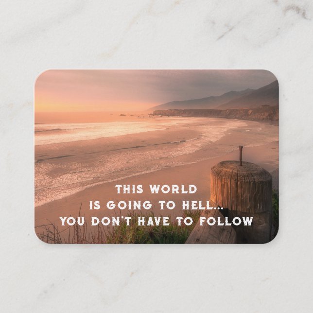 Cartão De Visita Evangelismo Evangelismo Convide Salvação (Frente)