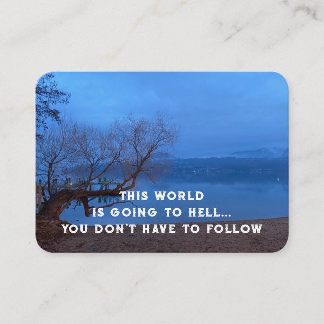 Cartão De Visita Evangelismo Evangelismo Convide Salvação (Frente)