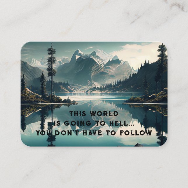 Cartão De Visita Evangelismo Evangelismo Convide Salvação (Frente)