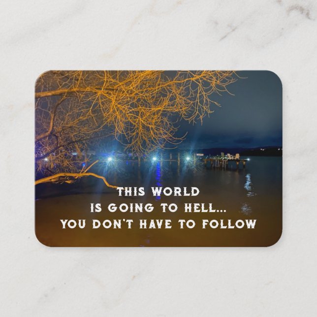 Cartão De Visita Evangelismo Evangelismo Convide Salvação (Frente)