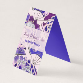 Cartão De Visita EVENTO DE ARTE DOS Ventiladores Tradicionais Japon