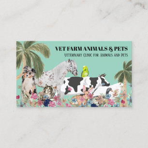 Cartão De Visita Eventos de Encontro com Animais