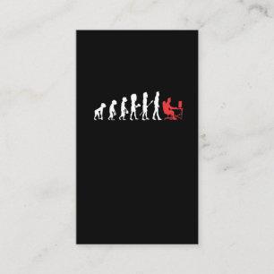 Cartão De Visita Evolução do jogador Engraçado Nerd de jogos PC 