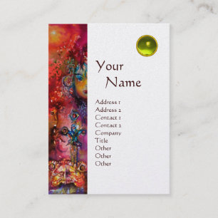 Cartão De Visita EXCALIBUR MONOGRAM - platina metálica