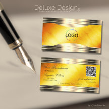 Excelente Laranja Marble Bordas Douradas Logotipo 