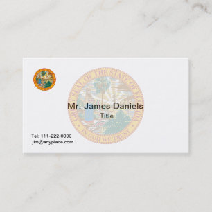 Cartão De Visita Excelente Selo da Flórida