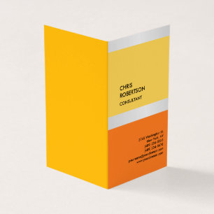 Cartão De Visita Exclusivo Único Moderno